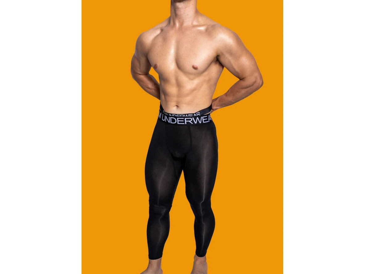 Gay Thermal Underwear | D.M Transparent Sexy Tight Long Johns