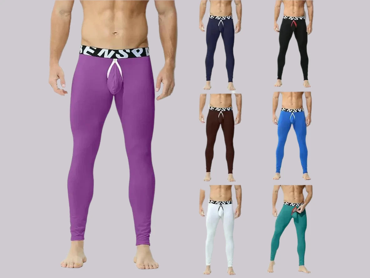 Gay Thermal Underwear | KAREN SPACE Open Crotch Long Johns