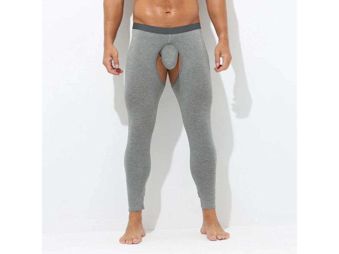 Gay Thermal Underwear | Open Crotch Comfort Bottoms
