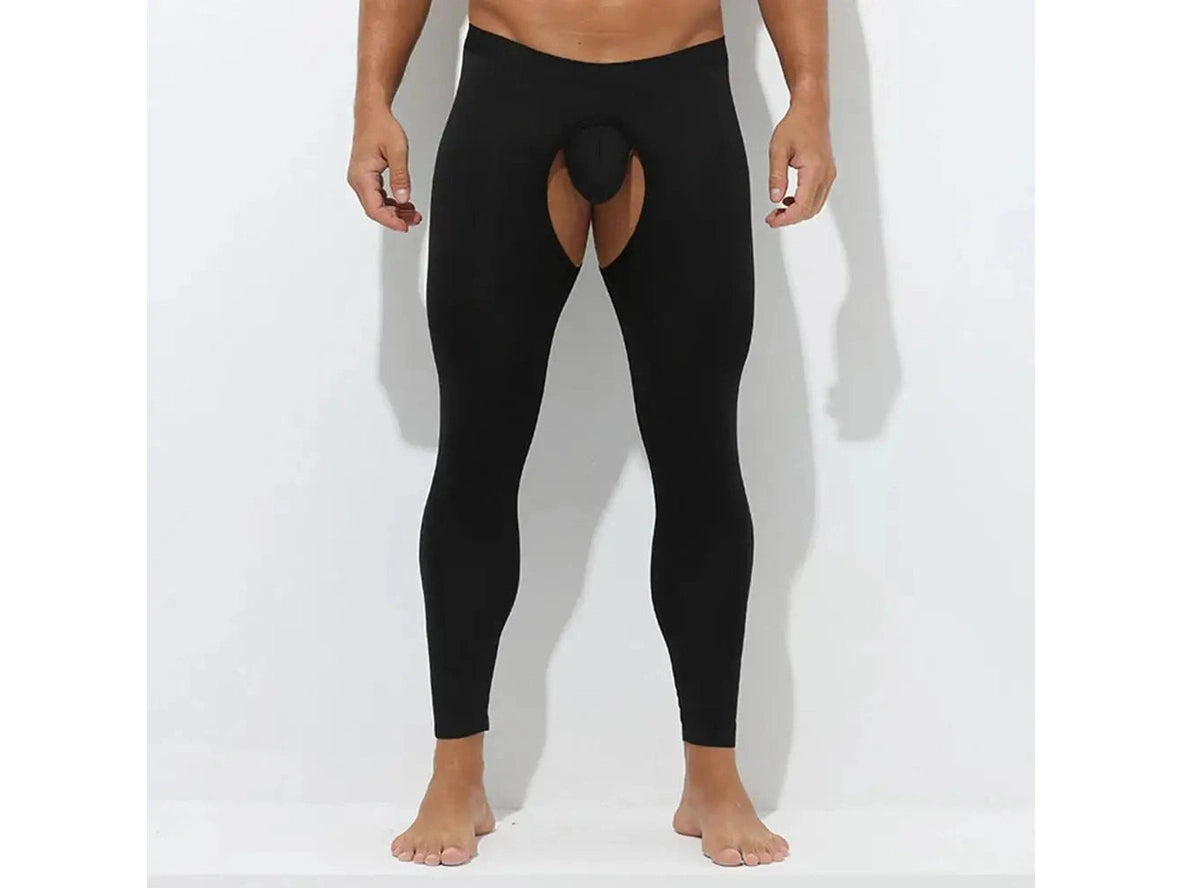 Gay Thermal Underwear | Open Crotch Comfort Bottoms