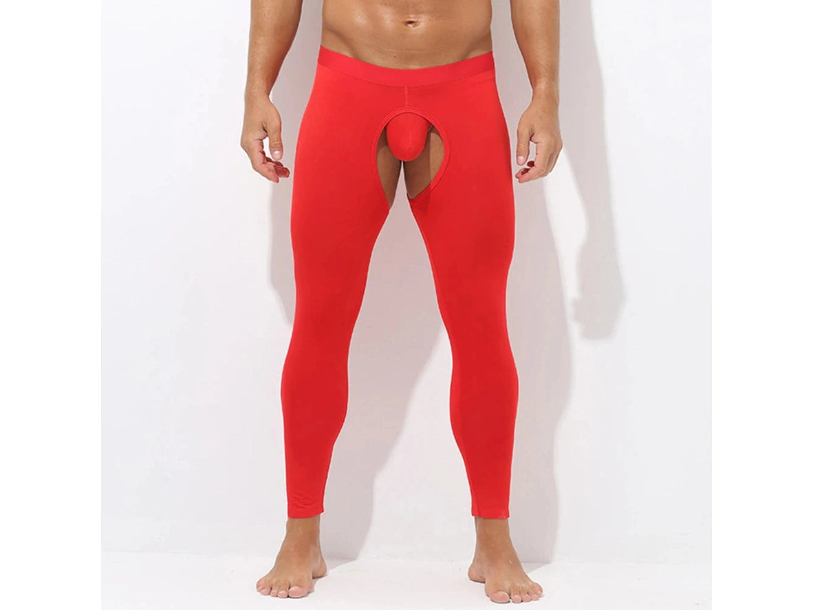 Gay Thermal Underwear | Open Crotch Comfort Bottoms