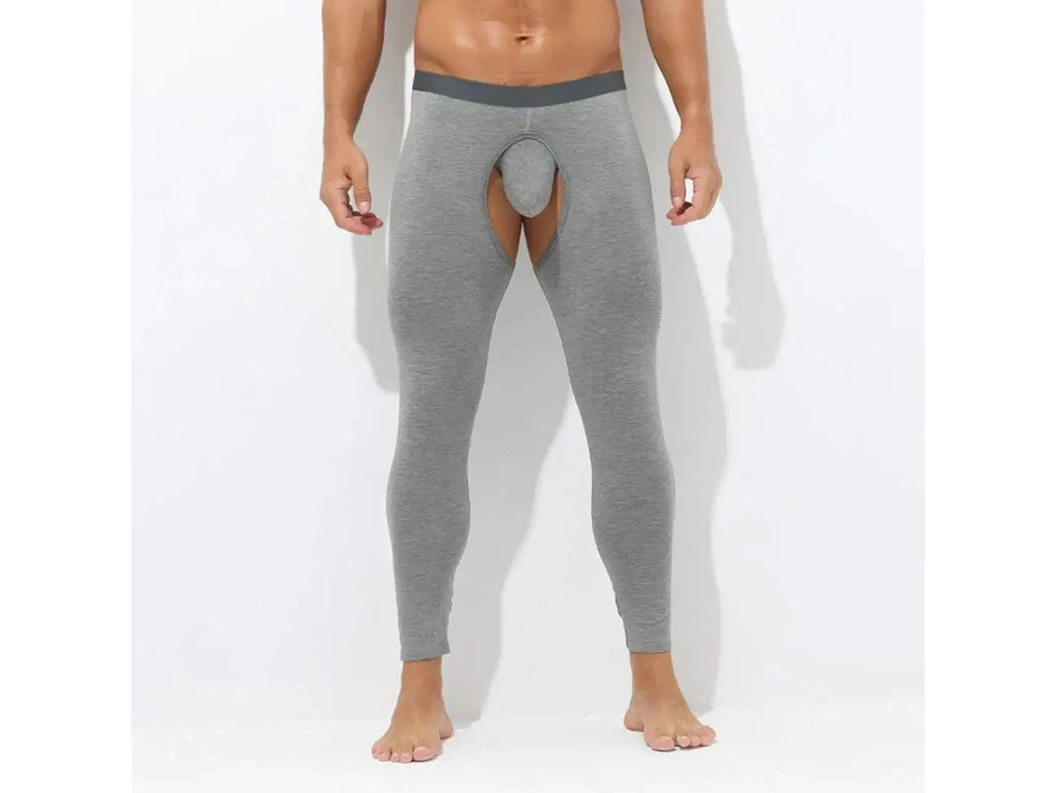 Gay Thermal Underwear | Open Crotch Comfort Bottoms
