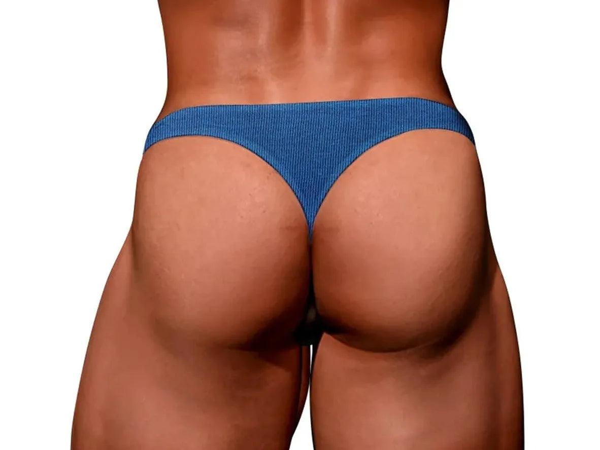 Gay Thongs | ADANNU Cotton Ribbed T-back Thongs