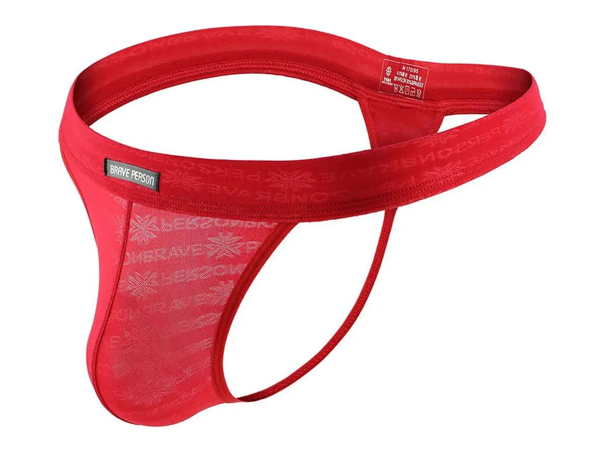 Gay Thongs | BRAVE PERSON Sheer Ultra-Thin T-Back Thongs