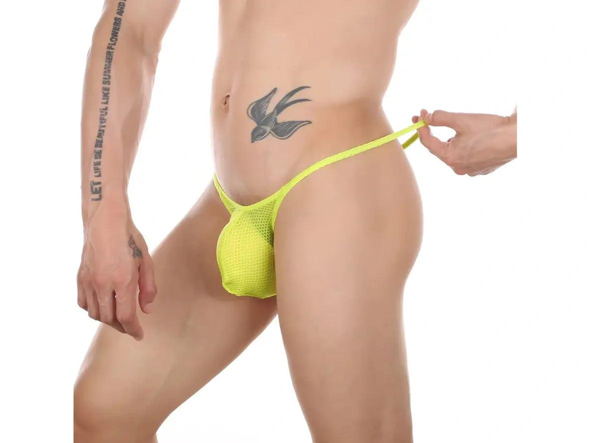 Gay Thongs | CIOKICX Underwear Mesh See-Through Thongs