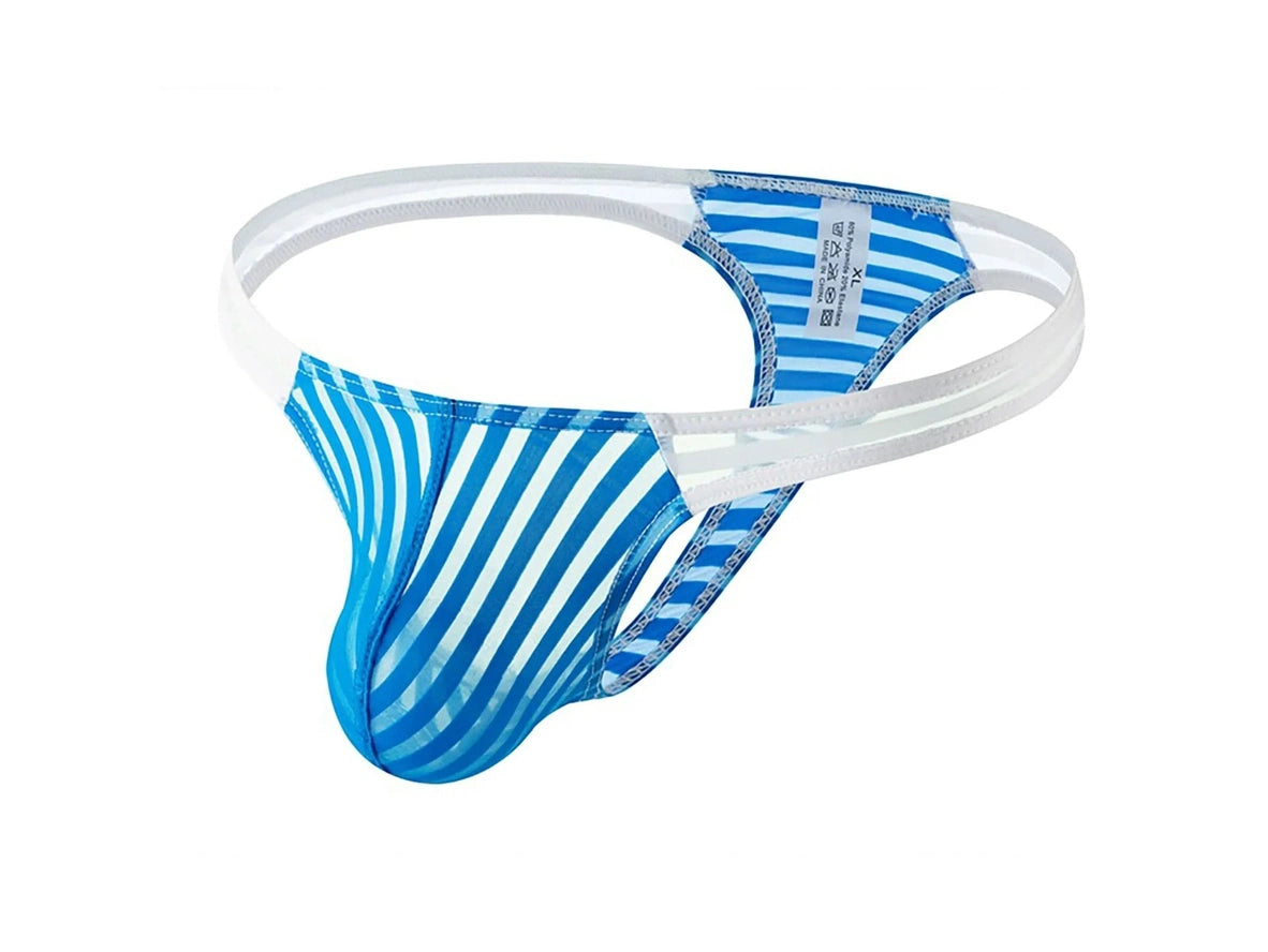 Gay Thongs | Color Blocked Translucent Thong