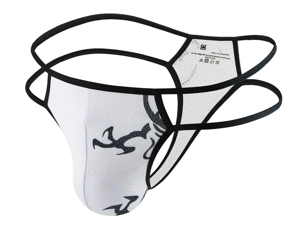 Gay Thongs | Double Strap Pride Thong