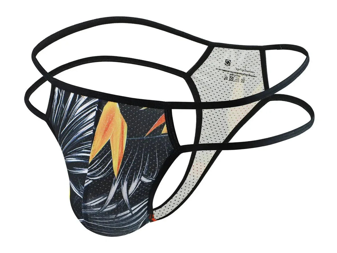 Gay Thongs | Double Strap Pride Thong