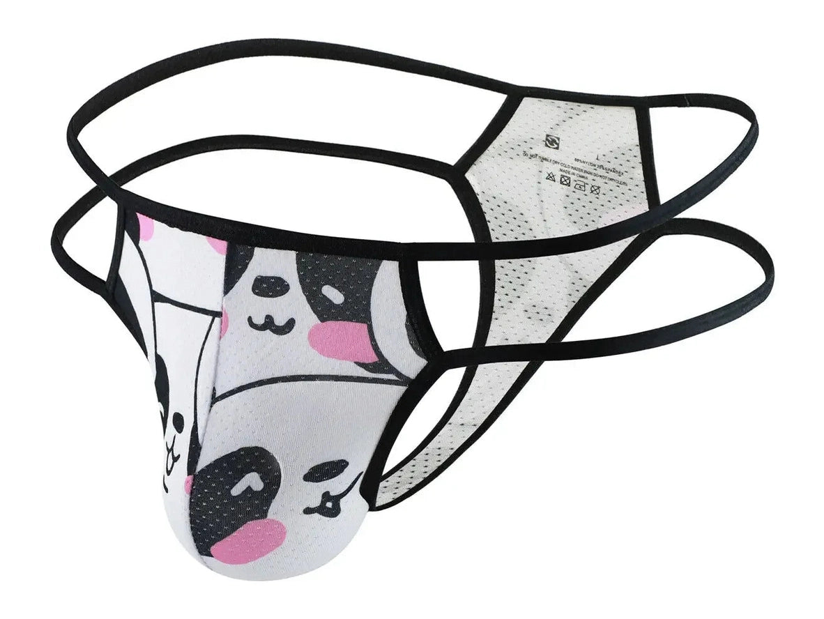 Gay Thongs | Double Strap Pride Thong