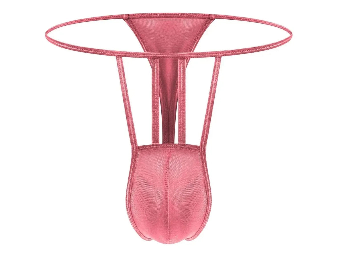 Gay Thongs | Hollow Out Fine Mesh Thin Transparent Thongs