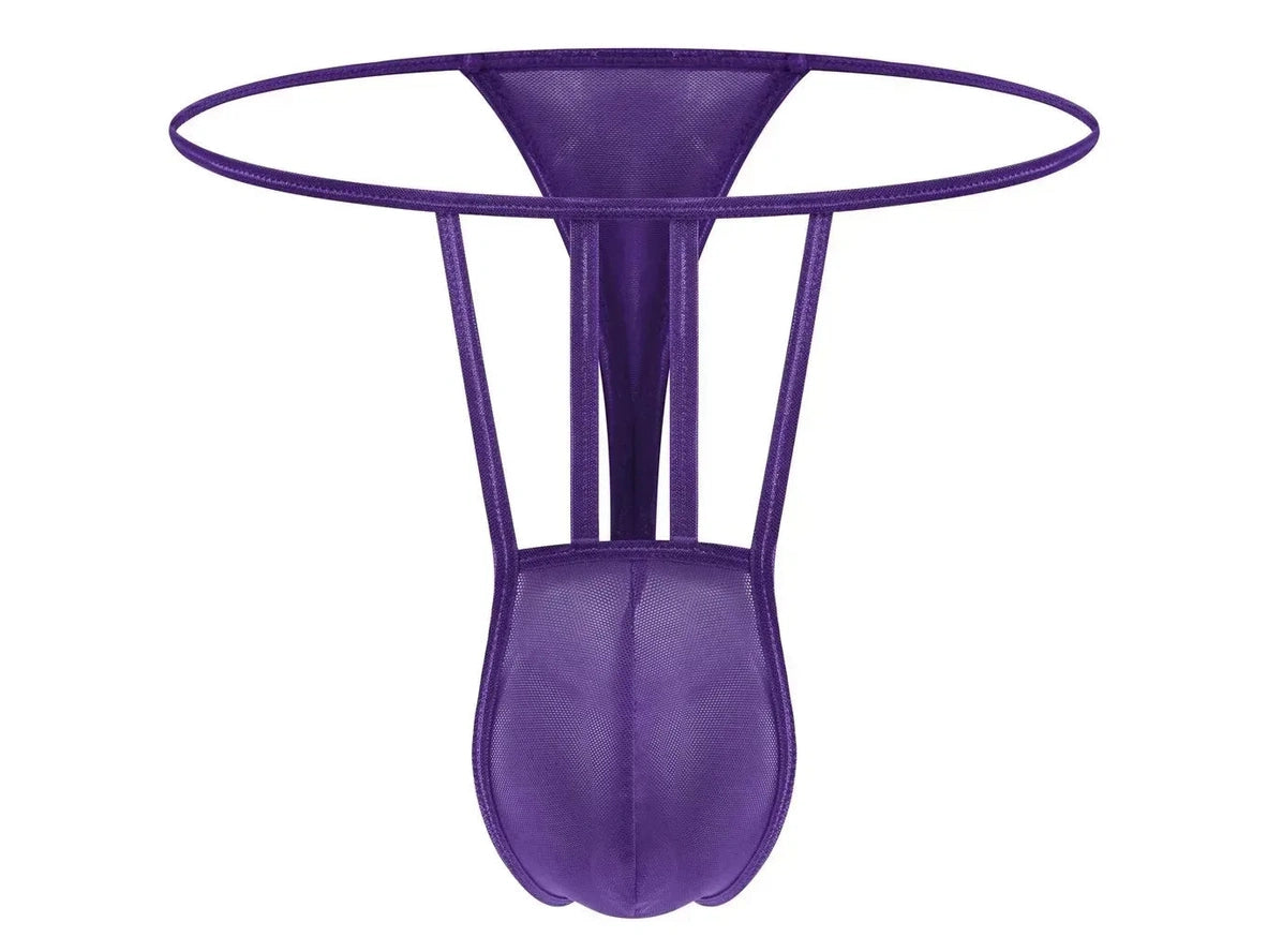 Gay Thongs | Hollow Out Fine Mesh Thin Transparent Thongs