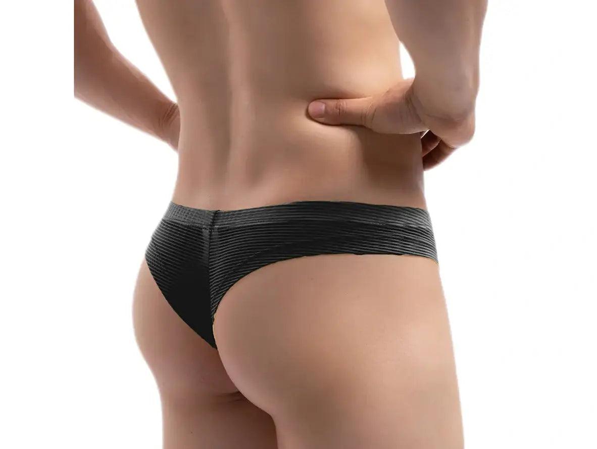 Gay Thongs | Sexy See-Through Stripe Thongs