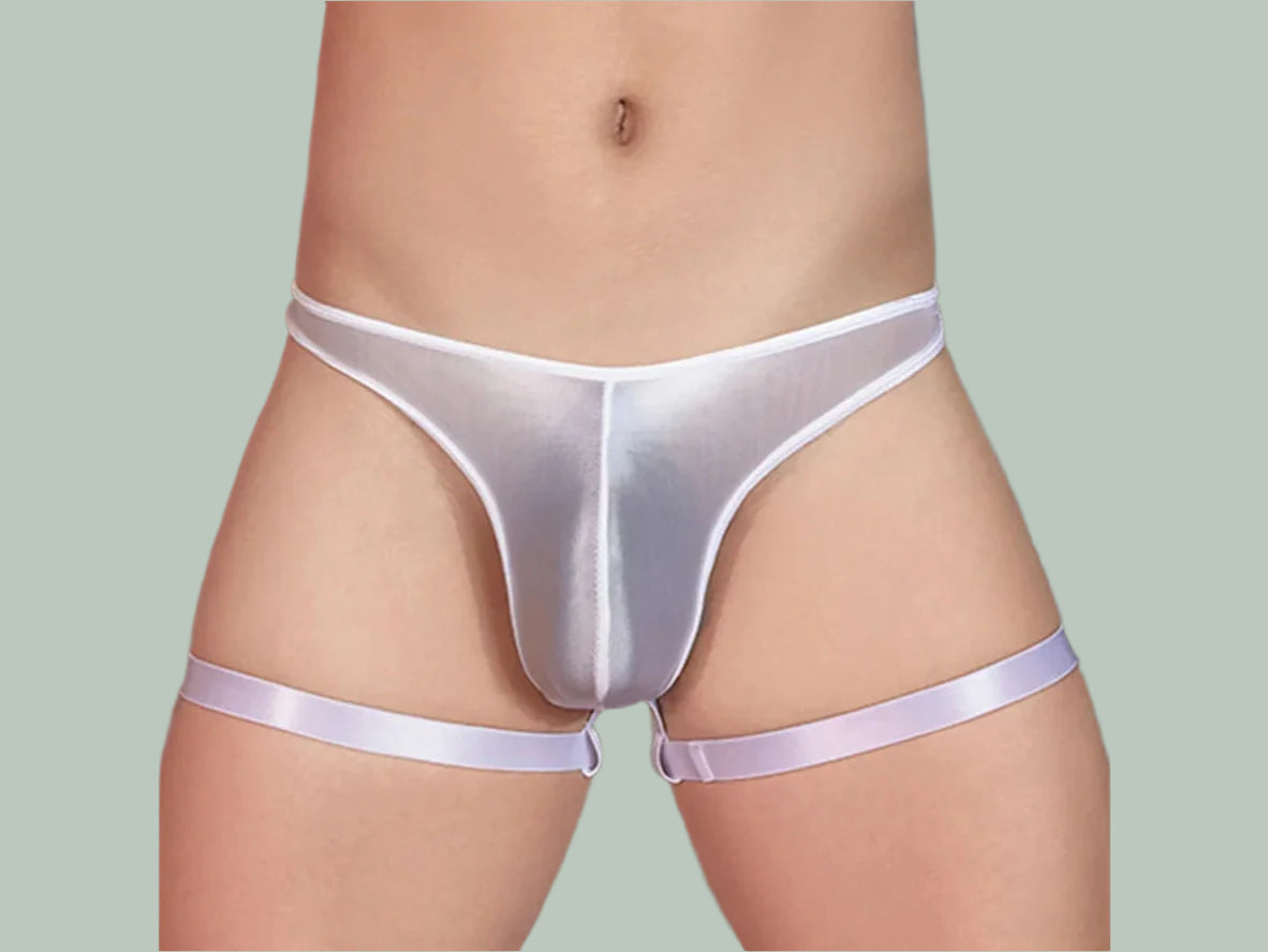 Gay Thongs | Transparent Shiny Thongs