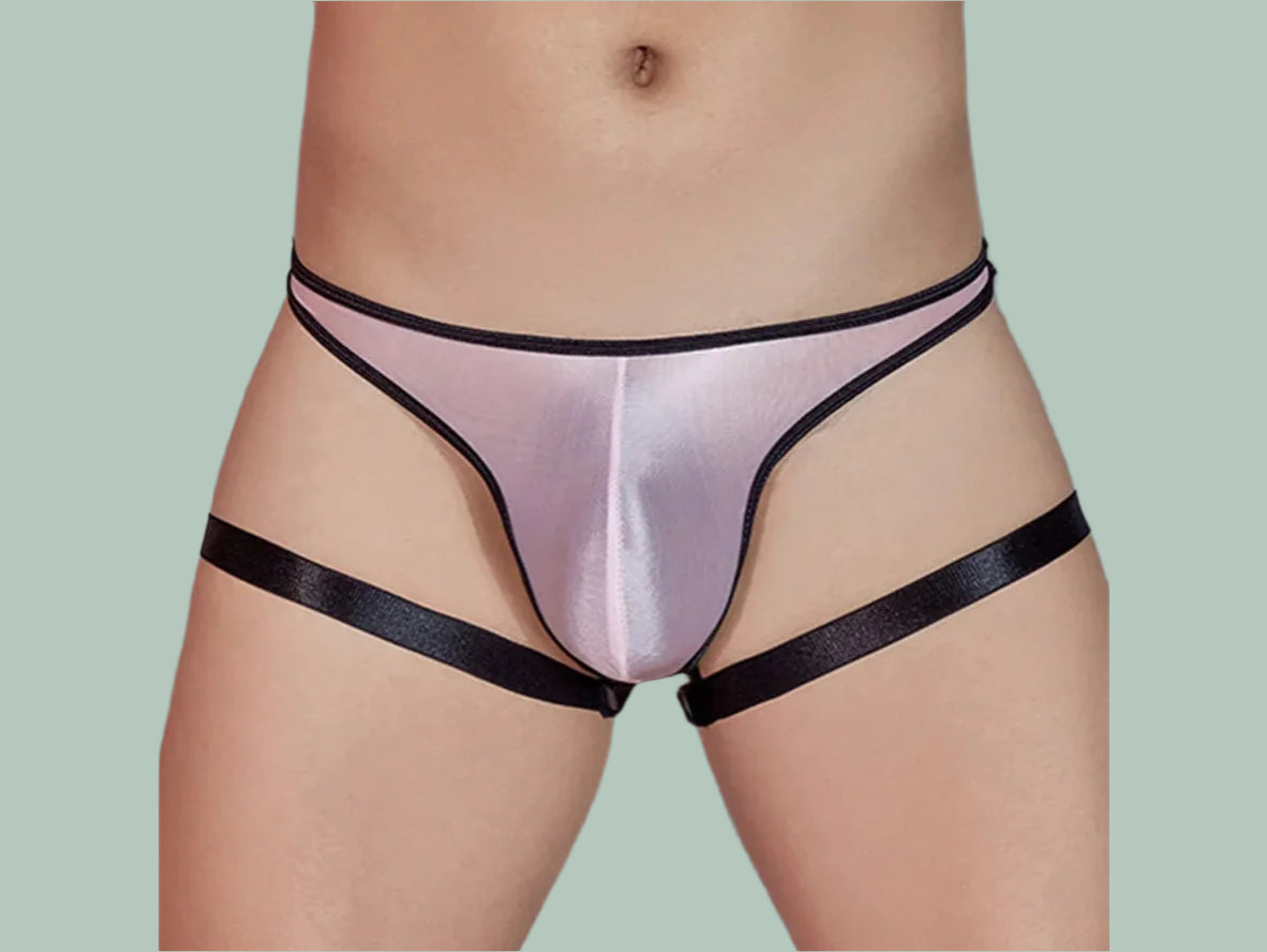 Gay Thongs | Transparent Shiny Thongs