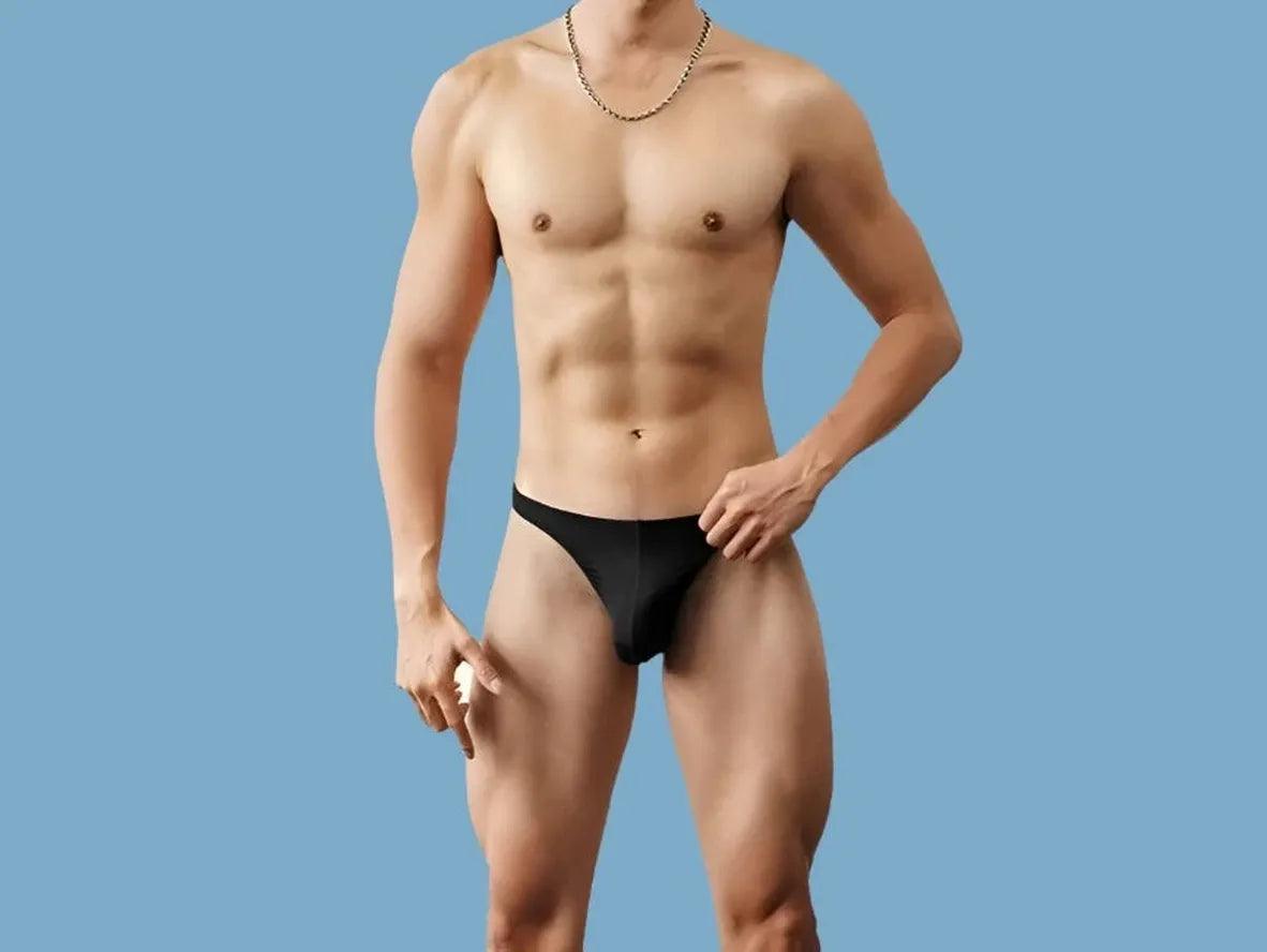 Gay Thongs | Ultra-Thin Ice Silk Underwear Thongs