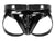 Gay Thongs | Wet Look Faux Leather Double-Ended Zipper Thongs