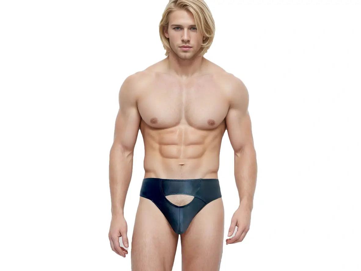 Gloss Heat – Open Crotch Gay Sport Swim Thong