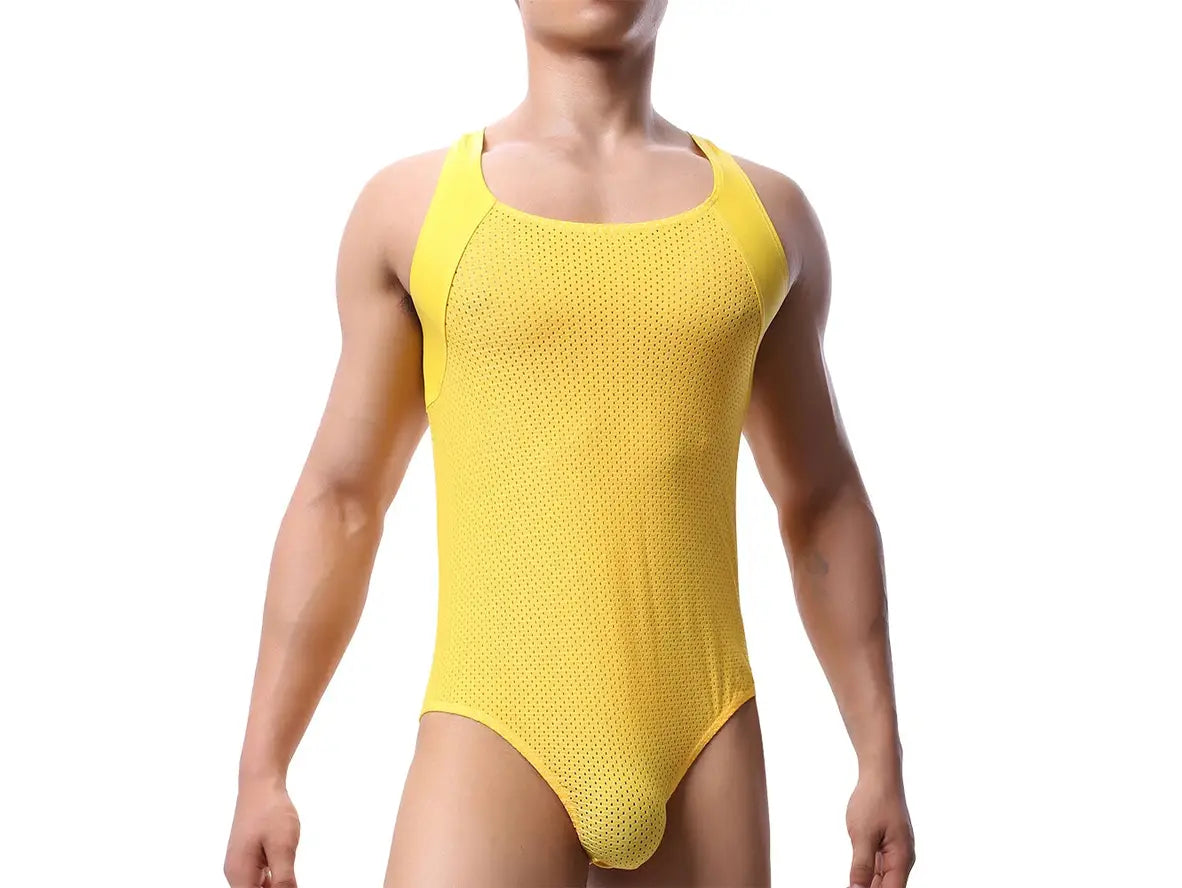 Gay Bodysuits | Sexy Vibrant Mesh Breathable Loungewear