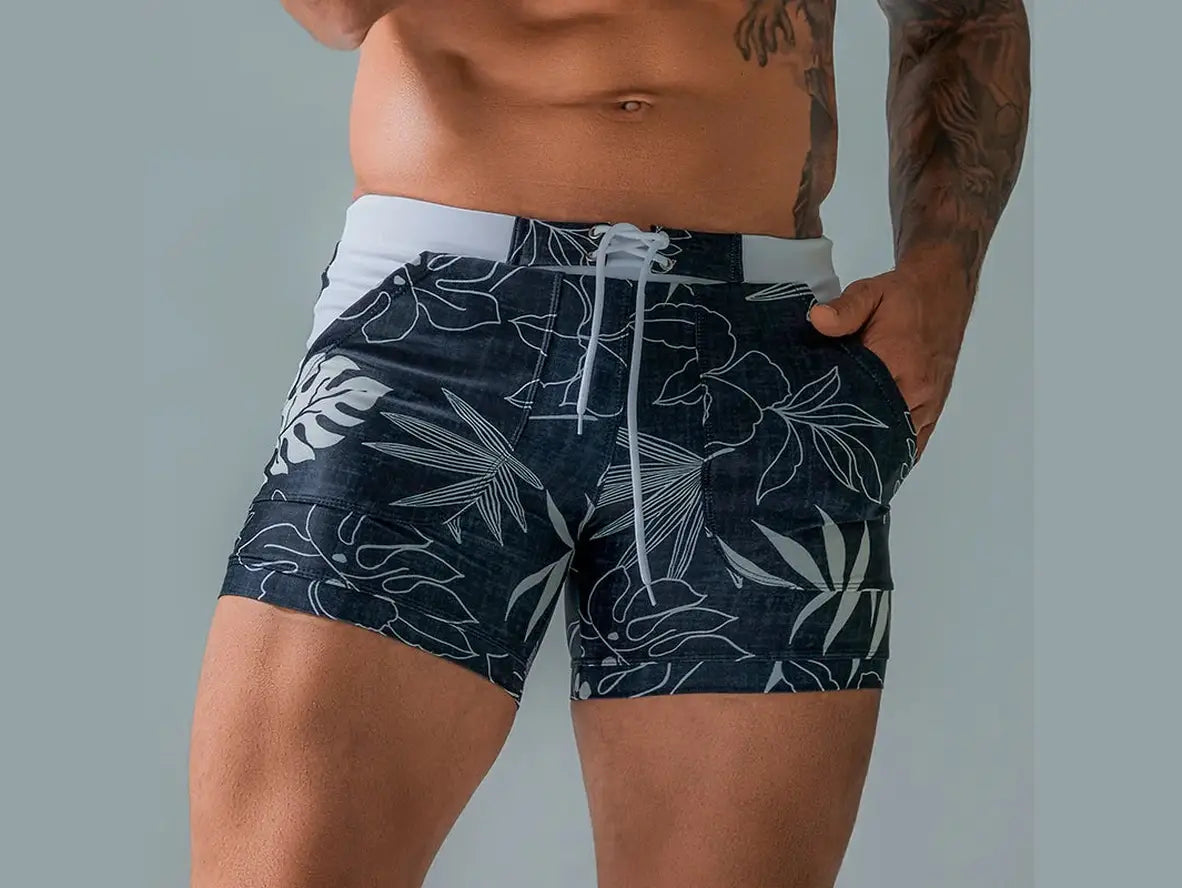 Gay Swim Shorts | HEAVYWOOD Swimwear Sexy Quick Drying Beach Shorts