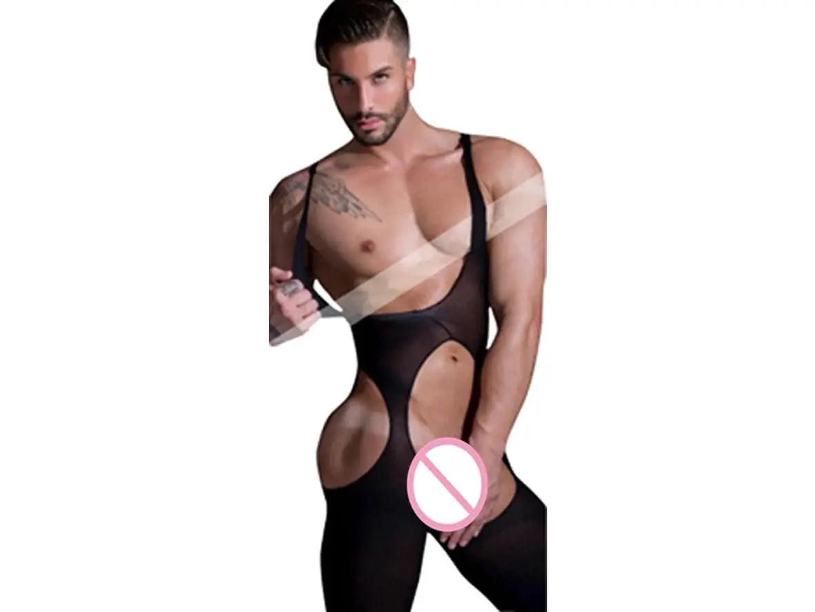 Gay Bodystockings | Hollow Out Transparent Bodysuit