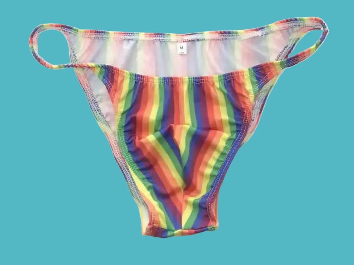 Gay Swim Bikinis | Rainbow Pride Mini Swim Bikini