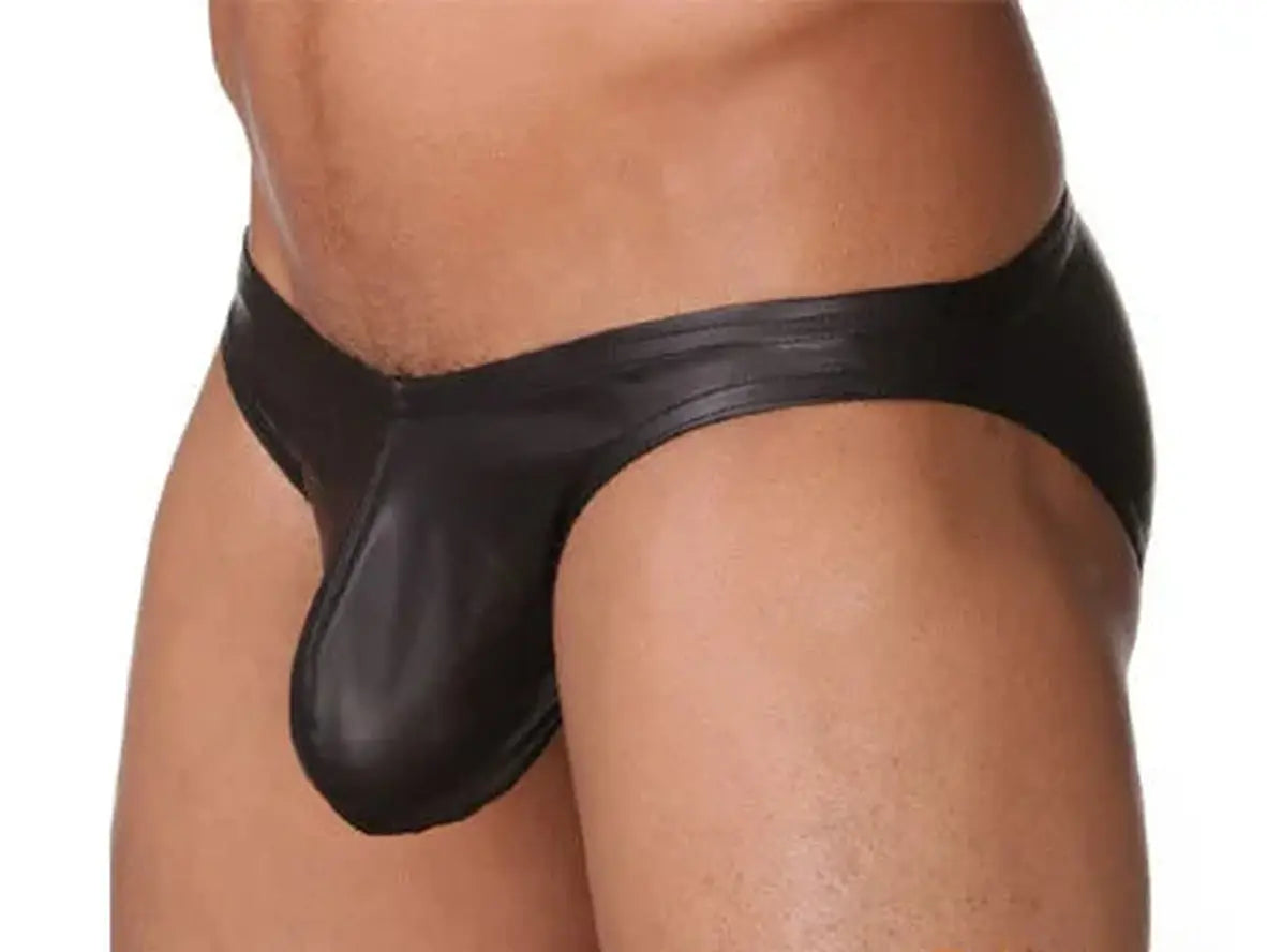 Gay Briefs | Sexy Faux Leather Briefs