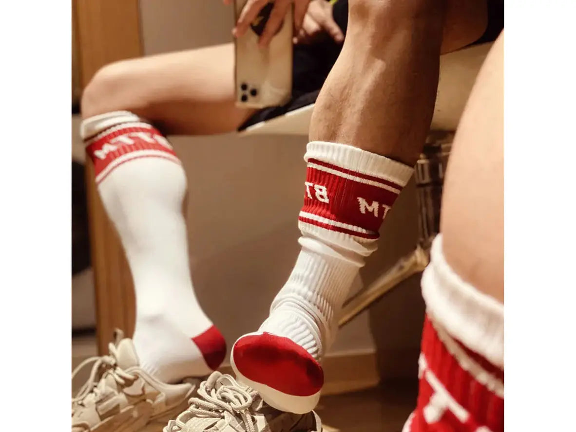 Gay Socks | D.M Gay Position Sport Socks Top, Bttm, Vers