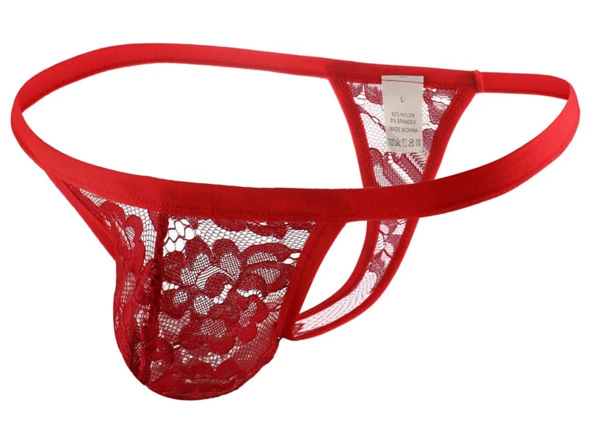 Lace Allure - Romantic Gay Thong
