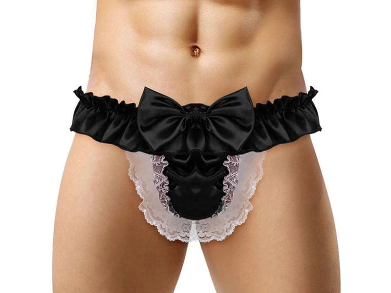 Lace Bow – Gay Thong