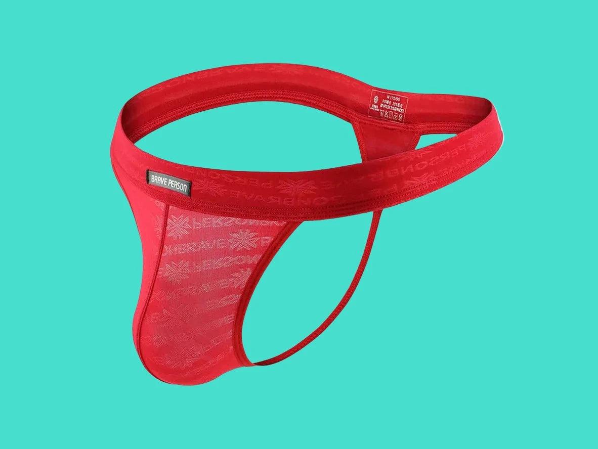 Lace Fusion – BRAVE PERSON Mesh Gay Thong