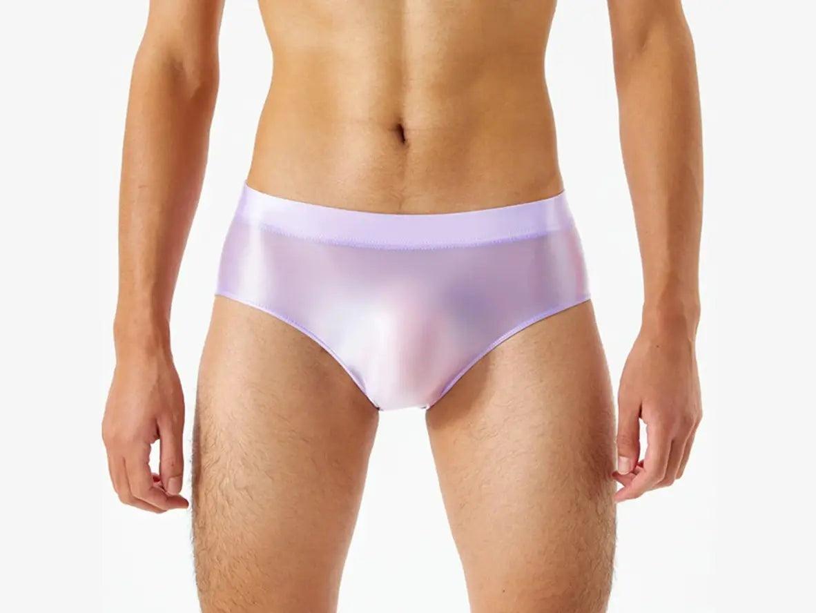 Lustre Rise – Shiny Smooth Gay Briefs