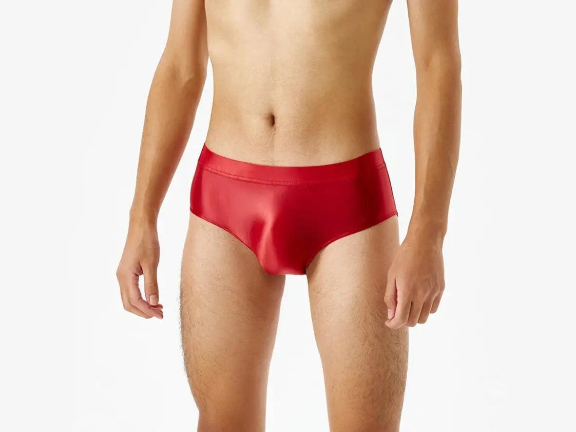 Lustre Rise – Shiny Smooth Gay Briefs