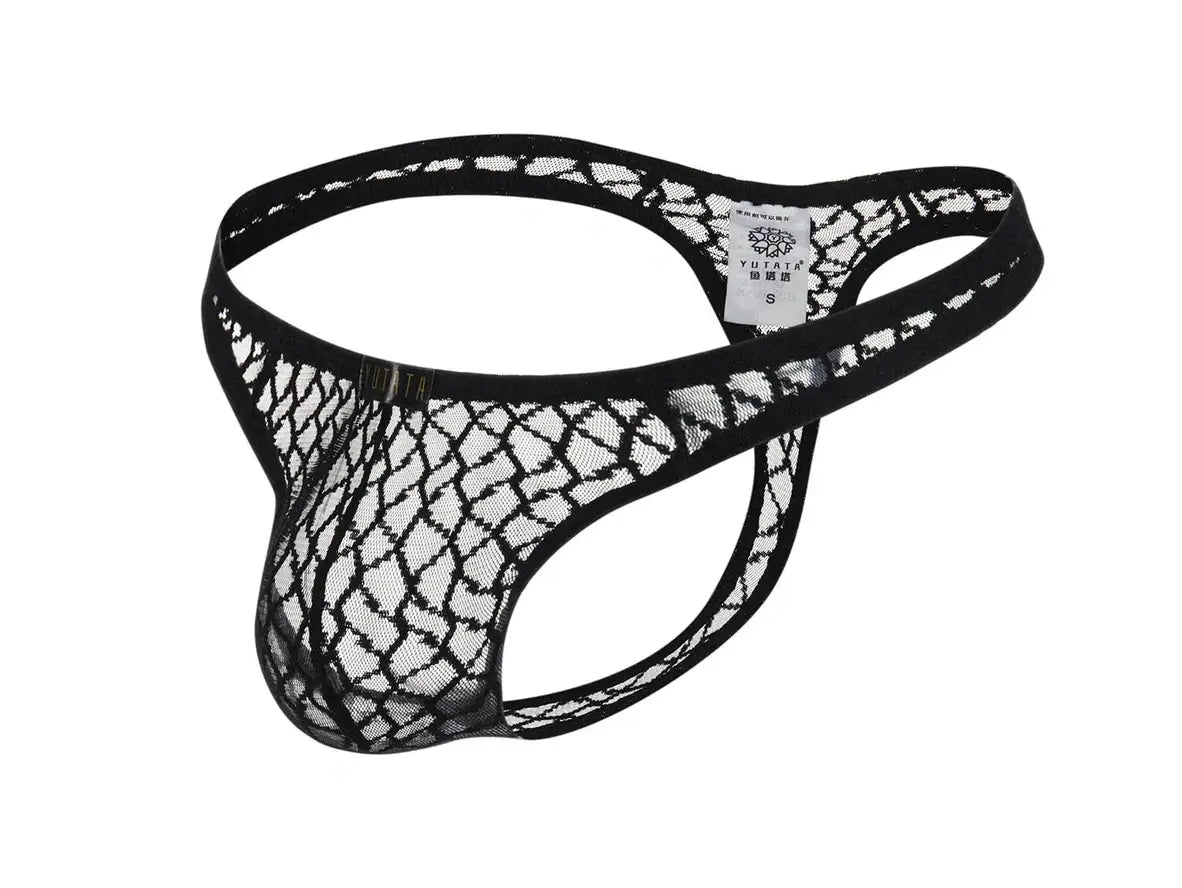 Midnight Temptation – Micro Lace Gay Thong
