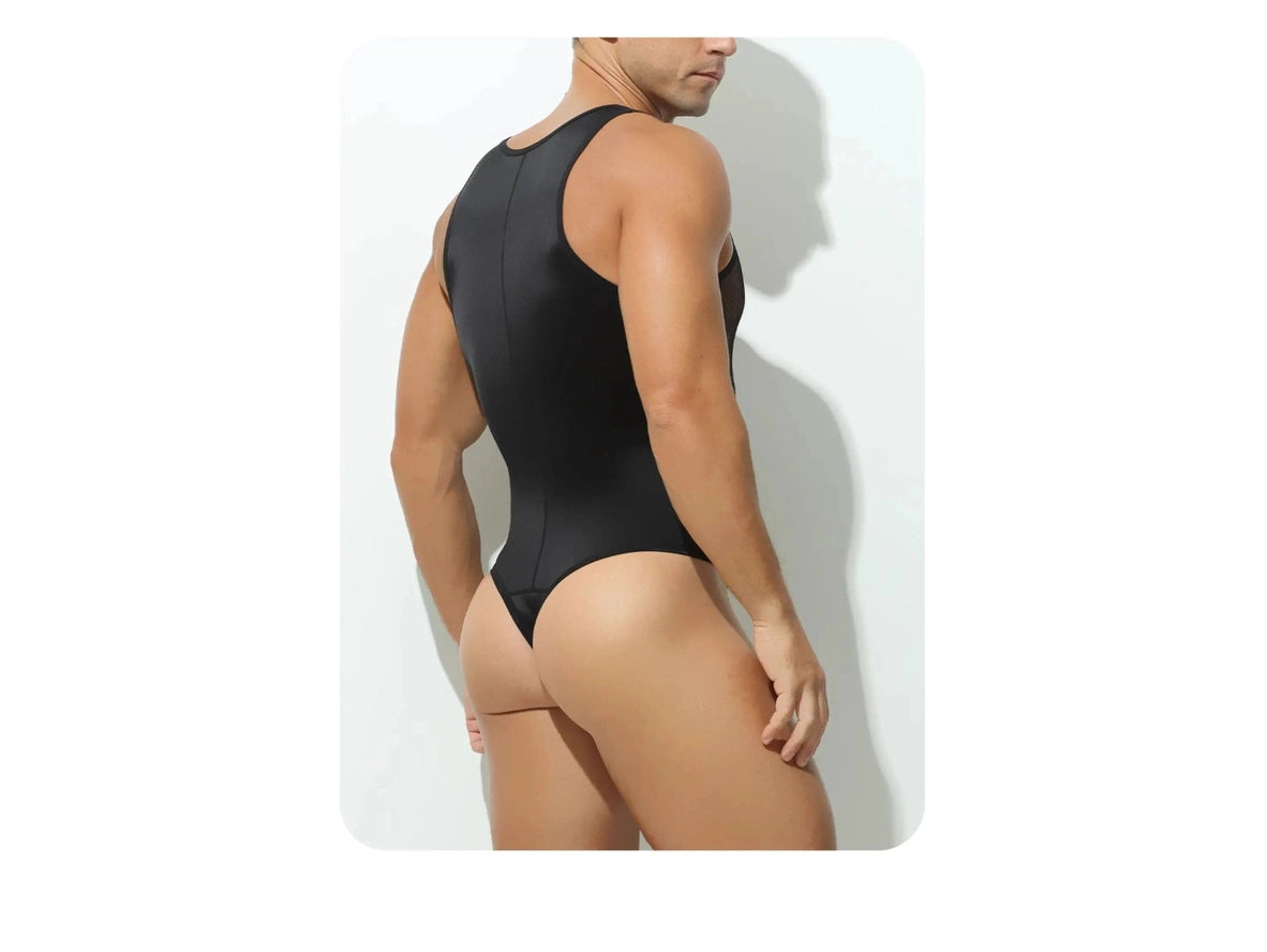 Motion Max - Gay Mesh Thong Bodysuit