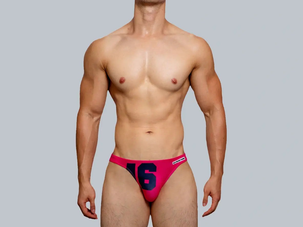 Gay Swim Briefs | D.M Swimwear Low-Rise Sport Swim Briefs