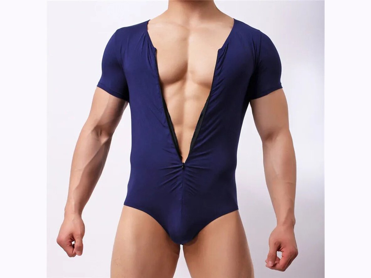 Gay Bodysuits | Sexy Comfy Zipper Loungewear