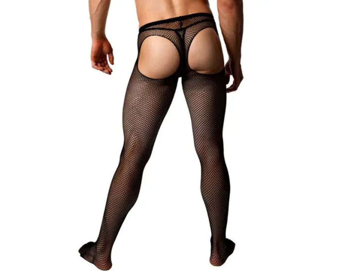 Gay Bodystockings | Transparent Cheeky Male Pantyhose