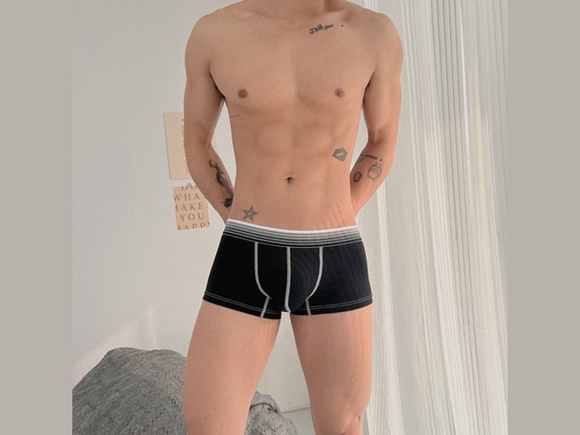 Gay Boxer Briefs | Cotton Low-Rise Sexy Boxers