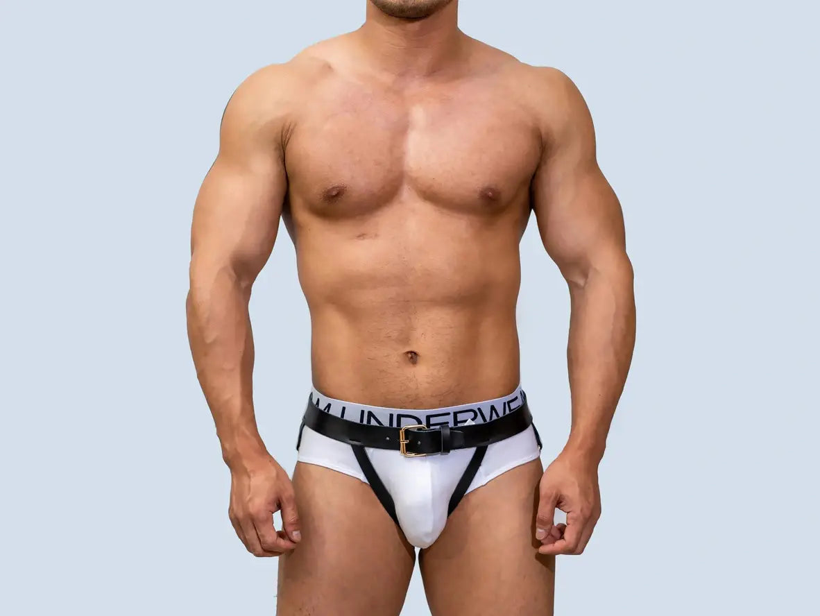 Gay Harness | DESMIIT D.M Collection Harness Leather Brief Belt