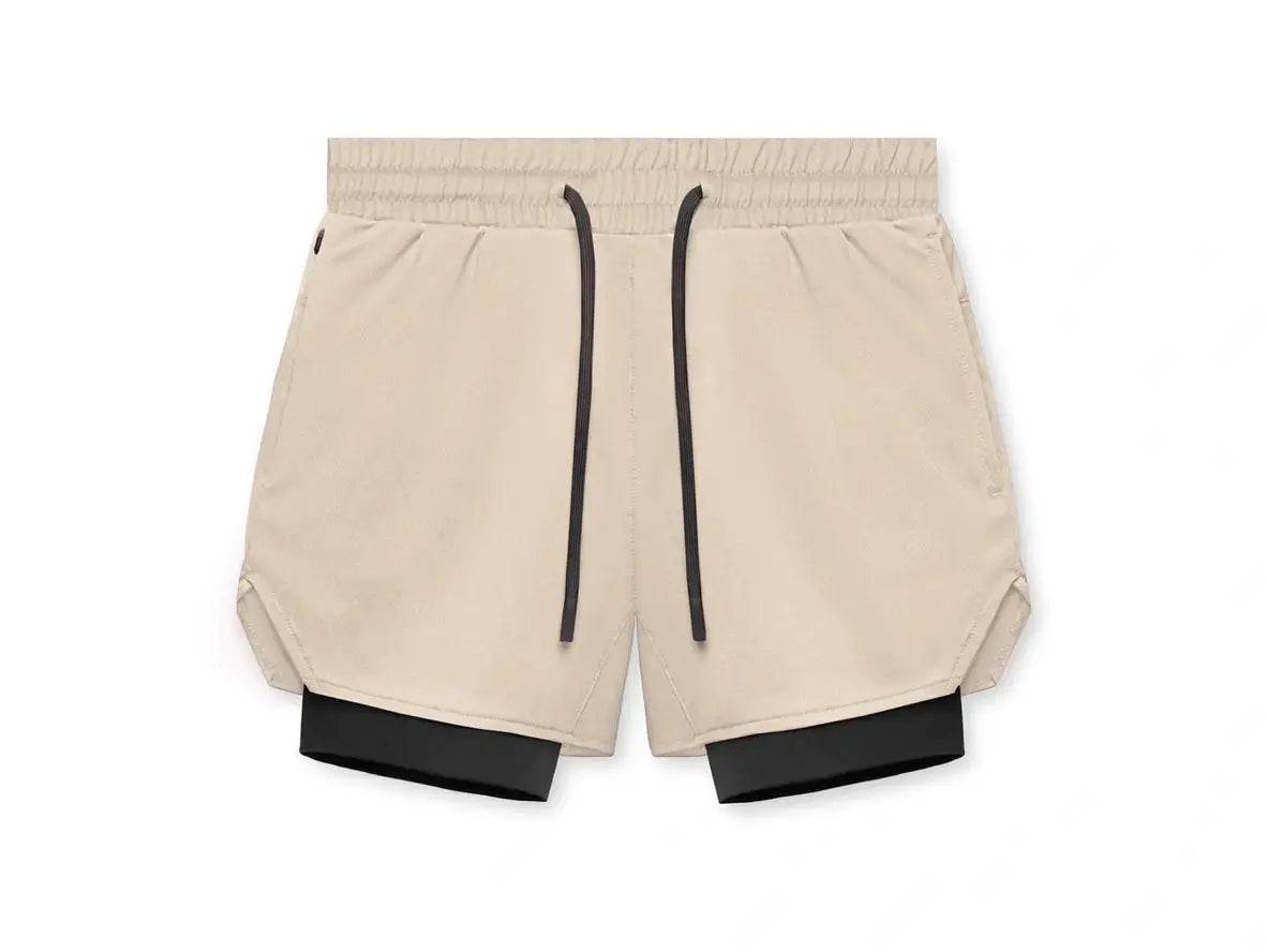 Gay Gym Shorts | 2-in-1 Double Layer Fitness Shorts