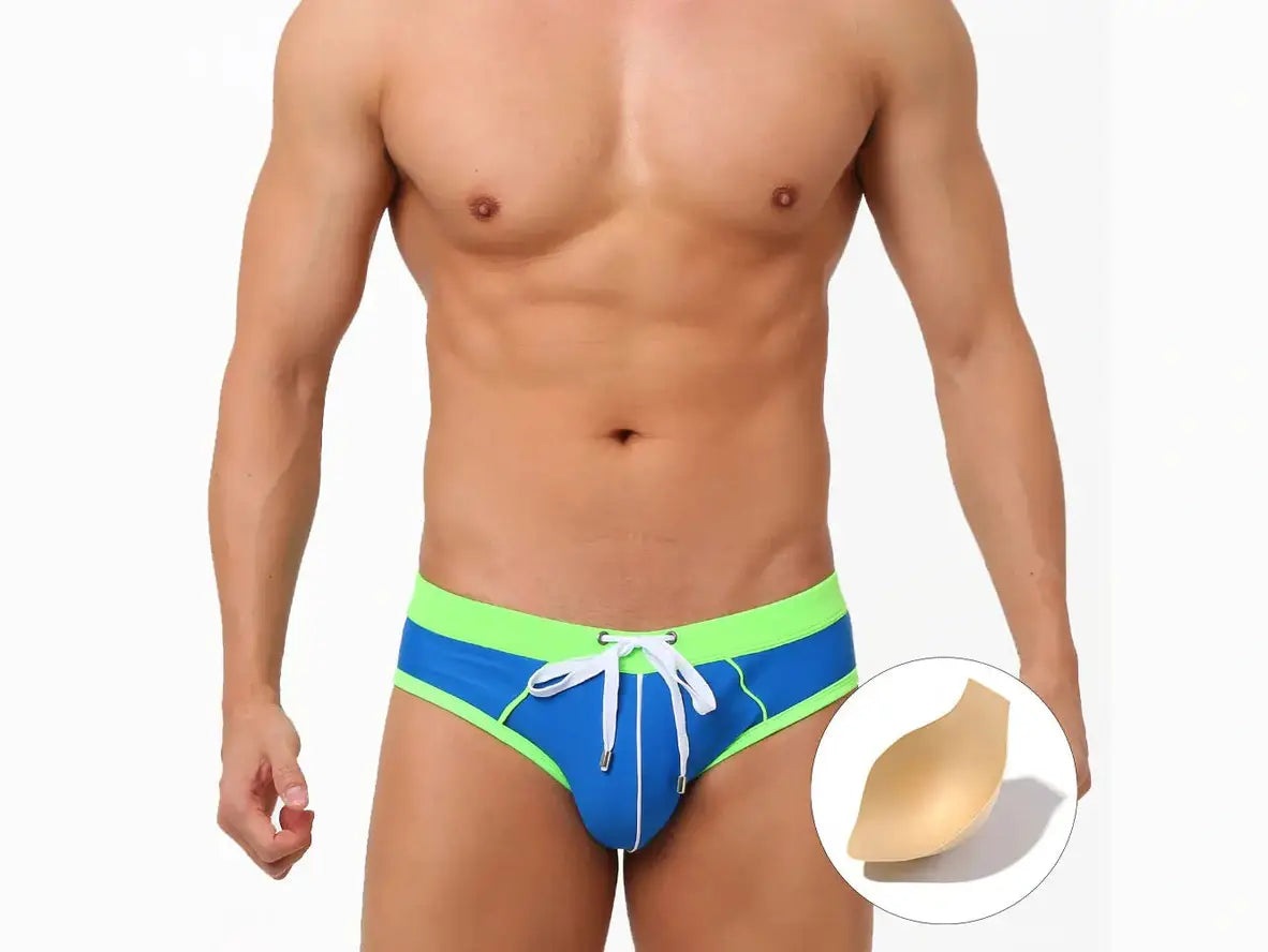 Gay Swim Briefs | UXH Swimwear Pushup Pad Sexy Swim Briefs