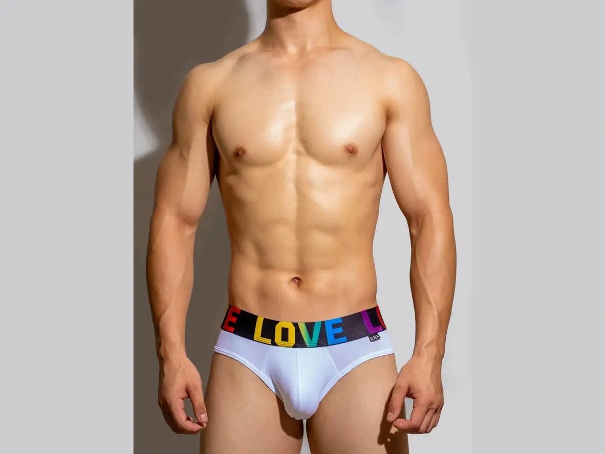 Gay Briefs | D.M Low-Rise Sexy Rainbow Love Briefs