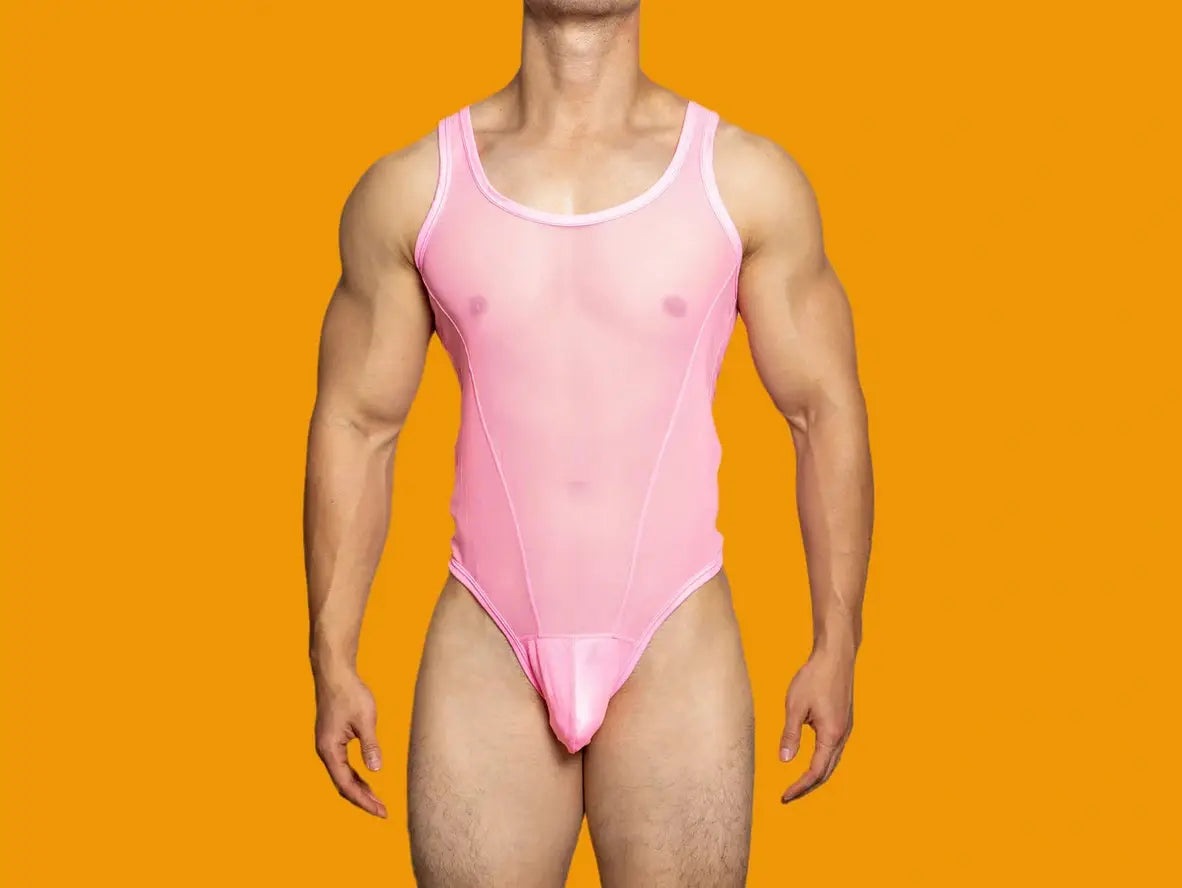 Gay Bodysuits | DESMIIT D.M Collection Mesh Playsuit