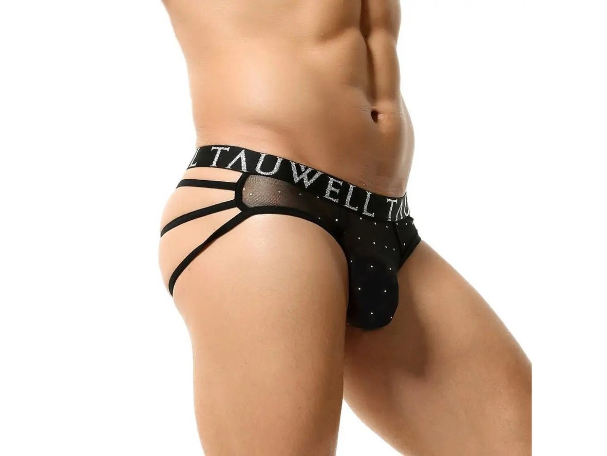 Gay Thongs | TAUWELL Underwear Sexy Transparent Thongs