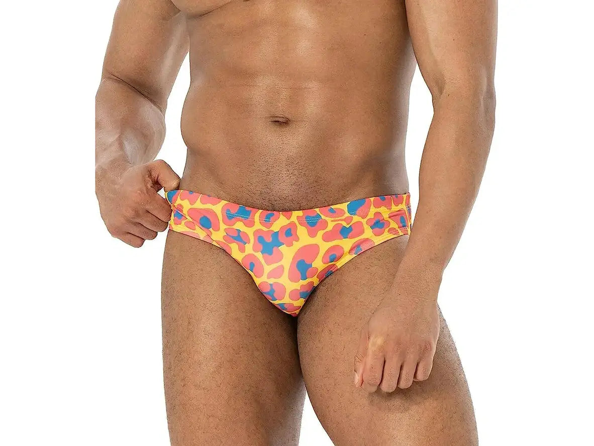 Gay Swim Briefs | AIMPACT Swimwear Sexy Print Sport Swim Briefs