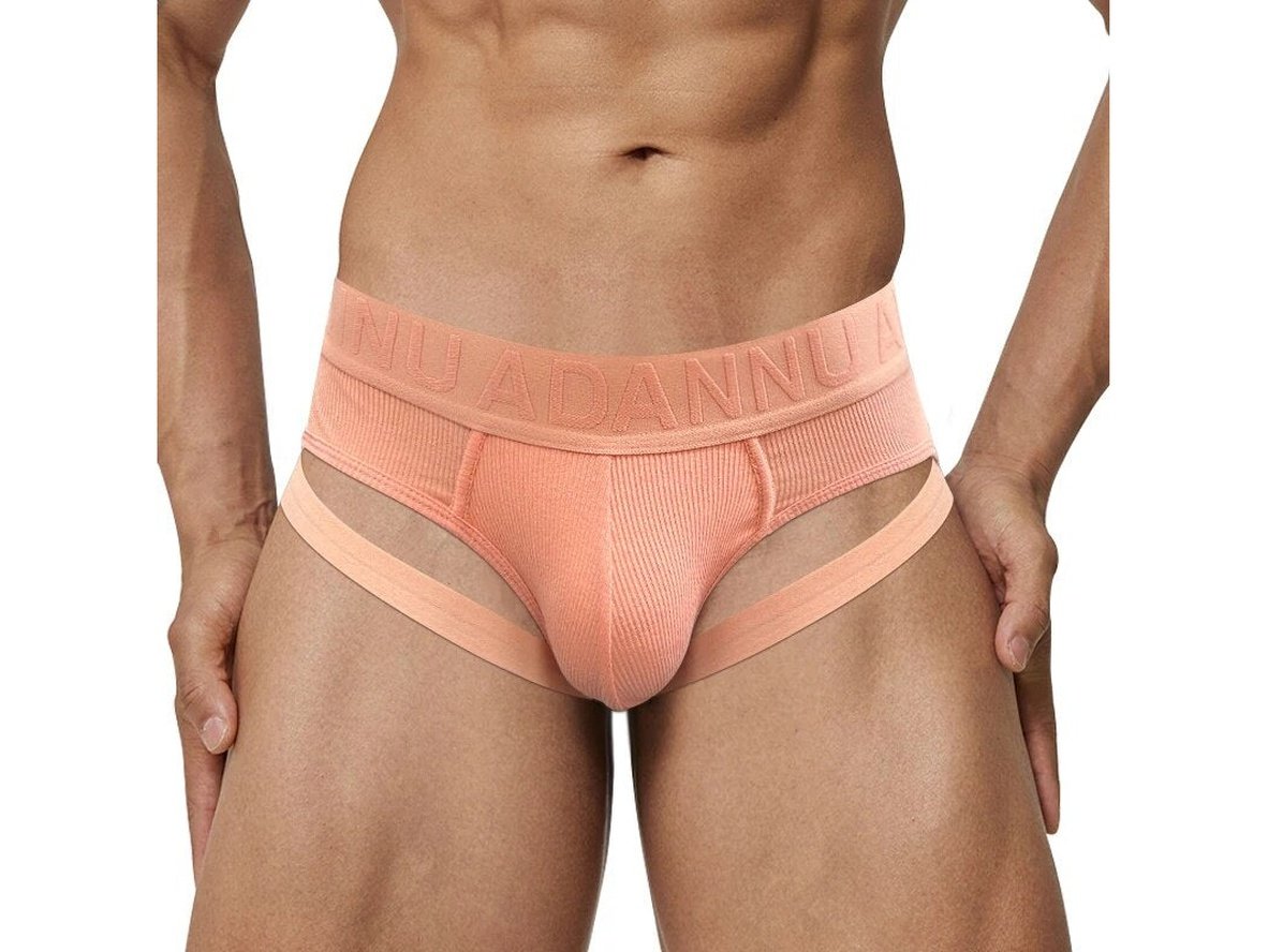 Gay Briefs | ADANNU Underwear Low-Rise Strap Cut Briefs