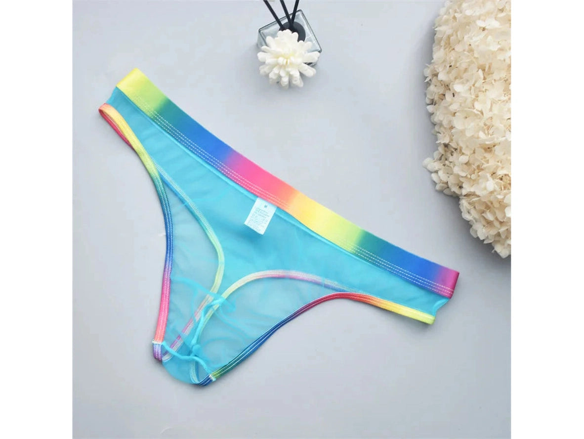 Sheer Motion – Transparent Micro Mesh Gay Thong