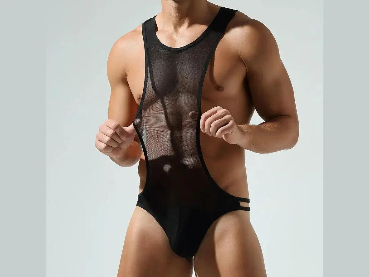 T-Back Power – TAUWELL Gay Thong Bodysuit Singlet