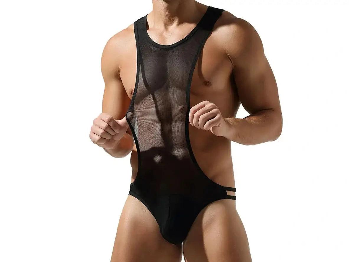 T-Back Power – TAUWELL Gay Thong Bodysuit Singlet