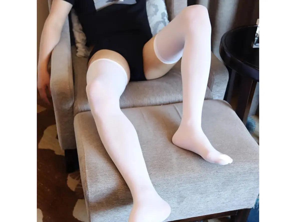 White Fever – Ultra-Sheer Tube Gay Pantyhose